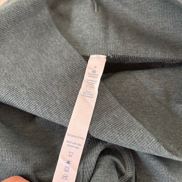 Lululemon Ebb to Street Pant Size 6 Heathered Fuel Green Breathable Yoga Gym - Picture 12 of 12